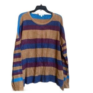 Mystree super soft multicolor sweater size large